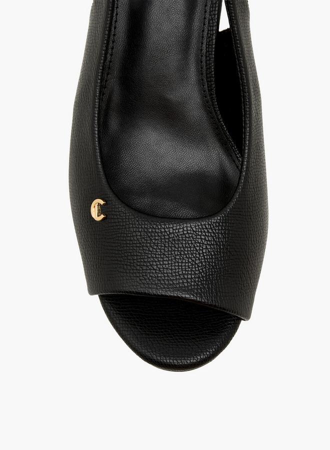 لو كونفورت صنادل بكعب عريض نسائية - Image 4